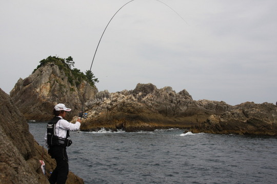 大会中の木下君