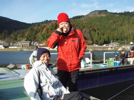 ワカサギを釣りに行った時のよそ行きの顔