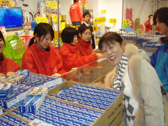 お見事、ほしかったラップが当たりました。