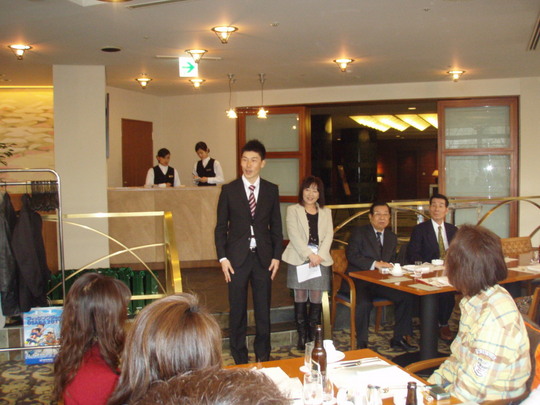 ボナンザの社長と各メディアの方々との昼食会。ありがとうございました