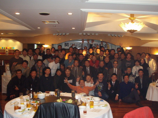 一同に介した楽しい人たち。執筆者軍団ですね。