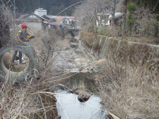 見事なシチュエーションの中でカミサンがつりました。