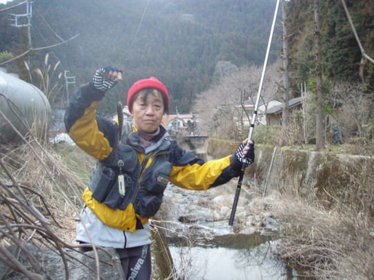アマゴ釣りは上手ですね