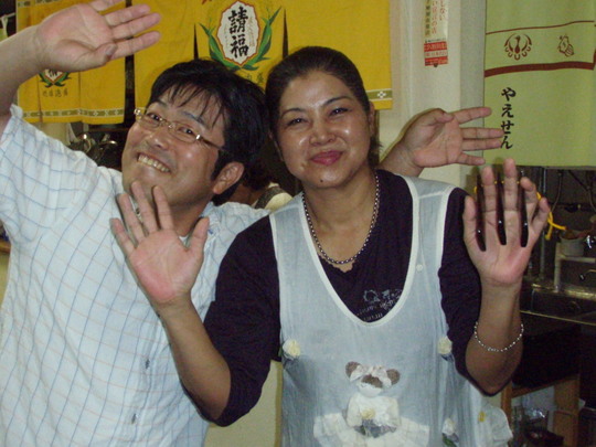 内原まりえさんと(取材も多い人なんです)