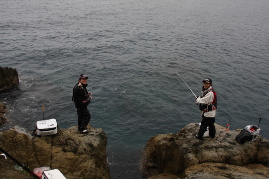 地の中崎・・・我々はパッツンパッツンばらしまくり。