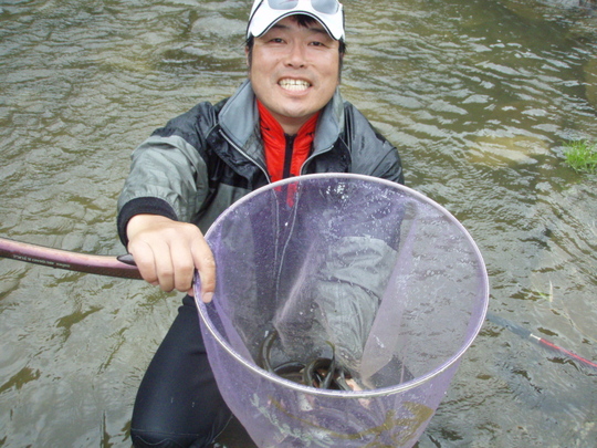 まっ20匹は釣れたのでとりあえず引き上げましょう。