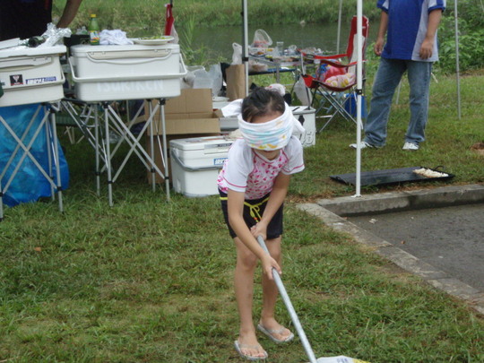 次はわたし〜。。。お見事!