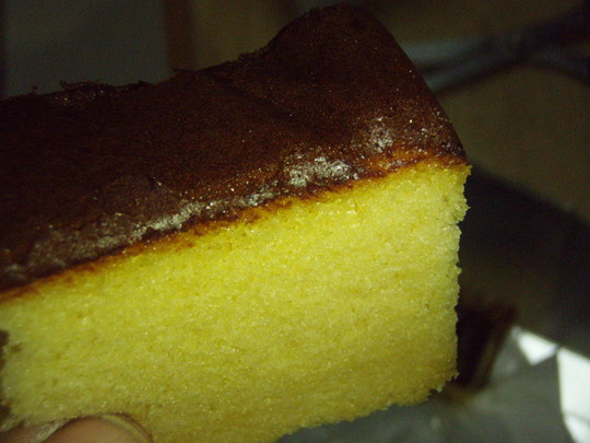 濃厚な味わい、本家のカステラ。