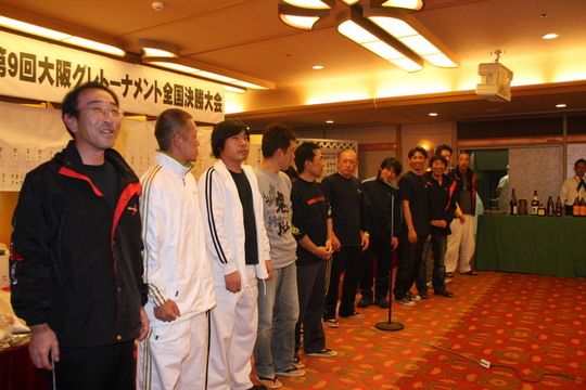 前夜 こういう方たちが残りました。