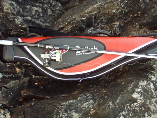 1.25NO の竿でスタートしましたがすぐに1.5号に持ちかえました。