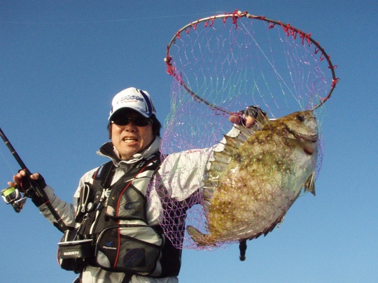 こんなに大きいアイゴも新年のご挨拶に。