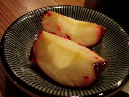 大輔君がきれいに剝いてくれました。