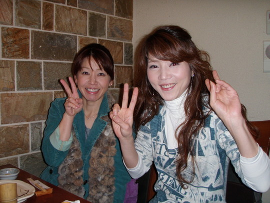 ひがシャン、(梅ちゃん)と恵ちゃんです