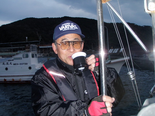 出船前にモーニングコーヒーのサービスがあります。