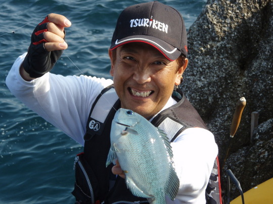 グレの季節の始まりです〜と堀口さん