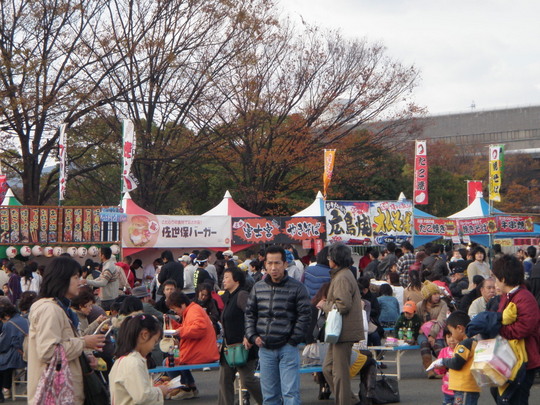 露店がたくさん出ていました