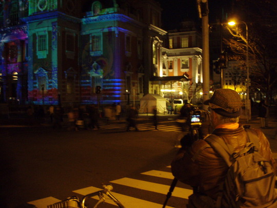 写真家もたくさん来ています。