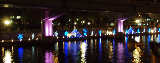 橋脚までもがキャンパスの様