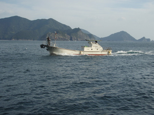 柴山渡船さんに案内してもらいます