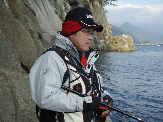 この日は釣研のフリースのイヤーウォーマーが釣法しました。