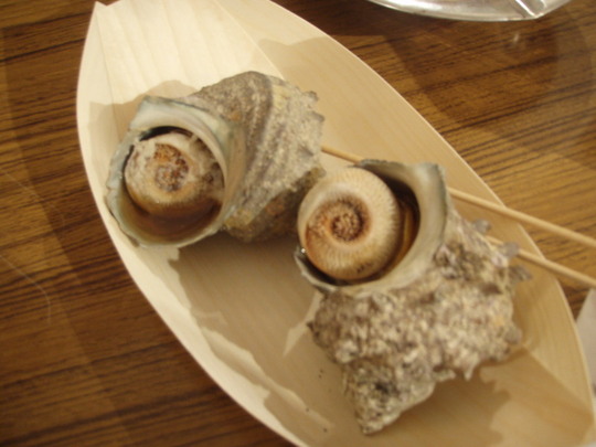 定番…サザエの壺焼き