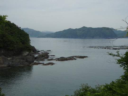 行野浦方向