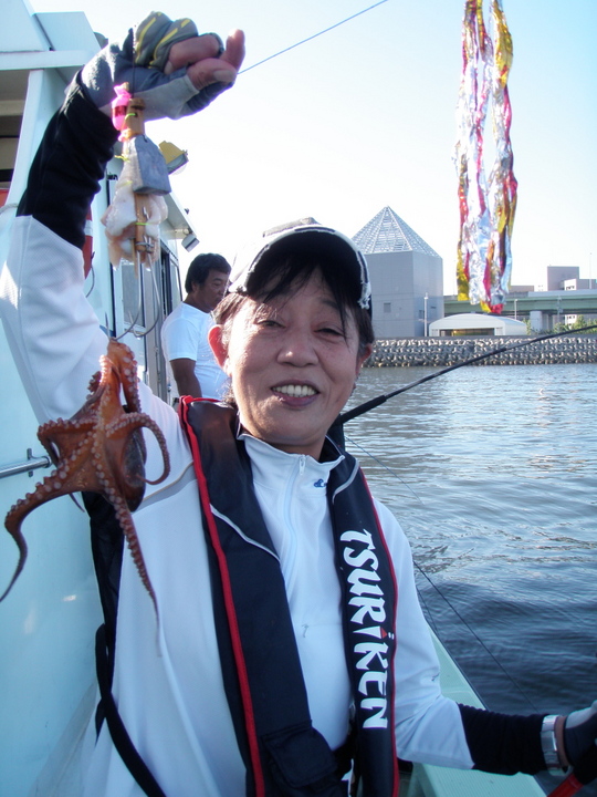 タコのアタリがわかってきました