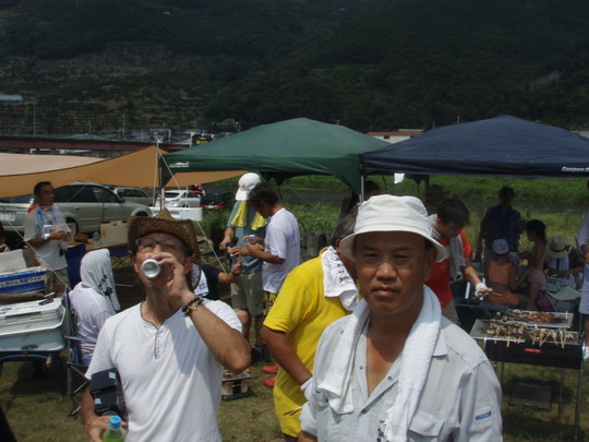 中部の怪物西尾さんと世界の釣りを知っている水谷健ちゃん