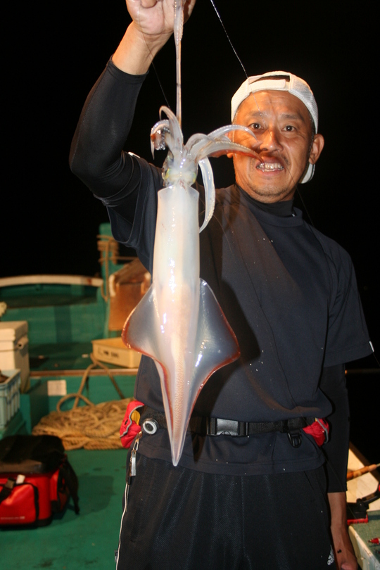 近藤さんは、今日イチの大物をゲット