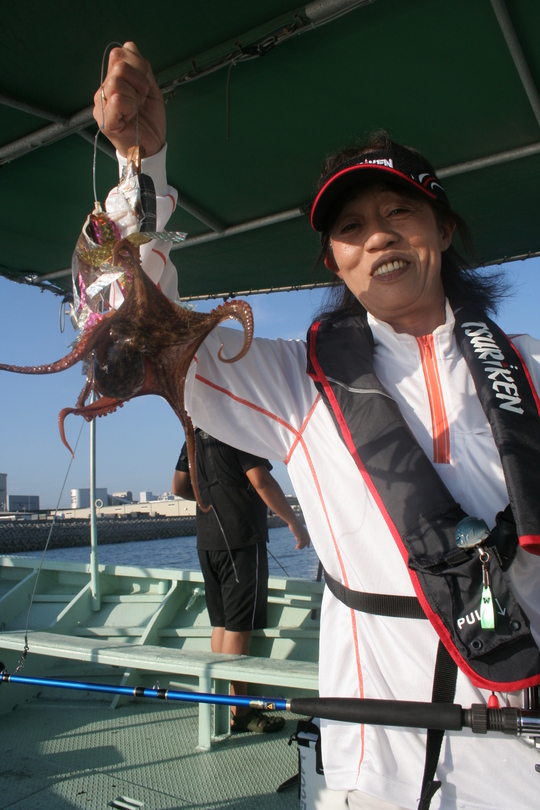 山口恵子さん、はい一丁あがり
