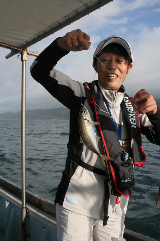 この人も黄アジ。山口恵子さん