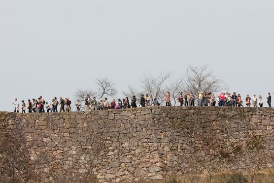団体客がいました。いまや観光コースになっているようです